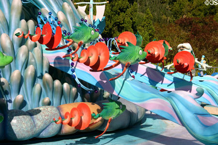 Seuss fish at Universal's Islands of Adventure. Orlando, FL.