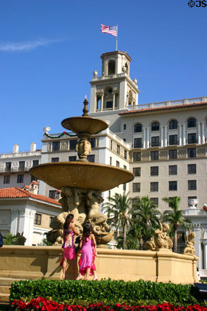 Fountain at The Breakers Palm Beach. Palm Beach, FL.
