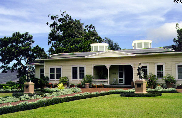 New ranch mansion of Parker Ranch, Kamuela. Big Island of Hawaii, HI.
