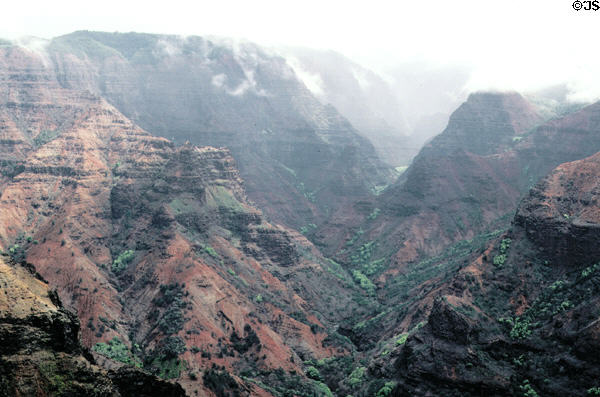 Waimea Canyon vista. Kauai, HI.