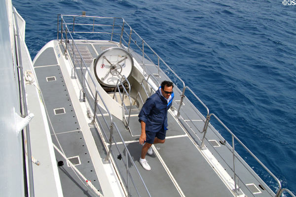 Preparing to board Atlantis XIV submarine. Waikiki, HI.