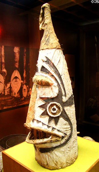 Sorcery mask from Papua at Bishop Museum. Honolulu, HI.