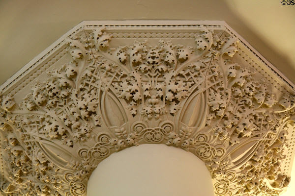 Sullivan's ceiling decoration in Van Allen Dry Goods Store. Clinton, IA.