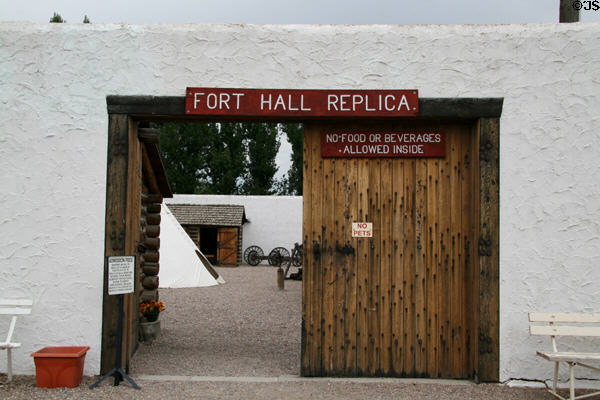 Gates of Fort Hall Replica. Pocatello, ID.