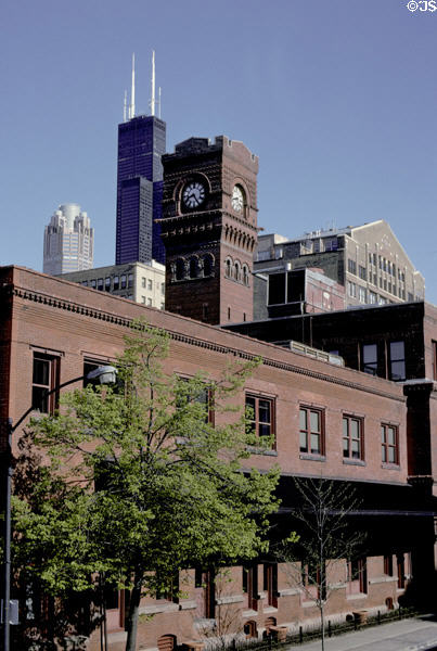 Dearborn Street Station (1885) (47 W. Polk St.). Chicago, IL. Style: Romanesque Revival. Architect: Cyrus L.W. Eidlitz.