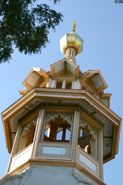 Tower of Holy Trinity Cathedral. Chicago, IL.