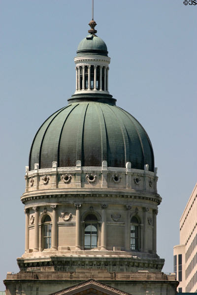 Dome of State Capitol. Indianapolis, IN.
