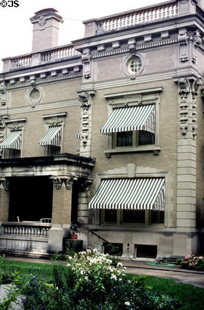 Ruthmere House garden facade. Elkhart, IN.