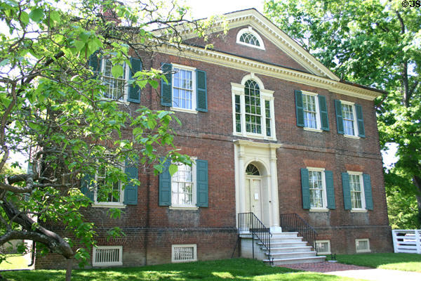 Liberty Hall built for Revolutionary war leader John Brown (c1796) (218 Wilkinson St.). Frankfort, KY. Style: Federal. On National Register.