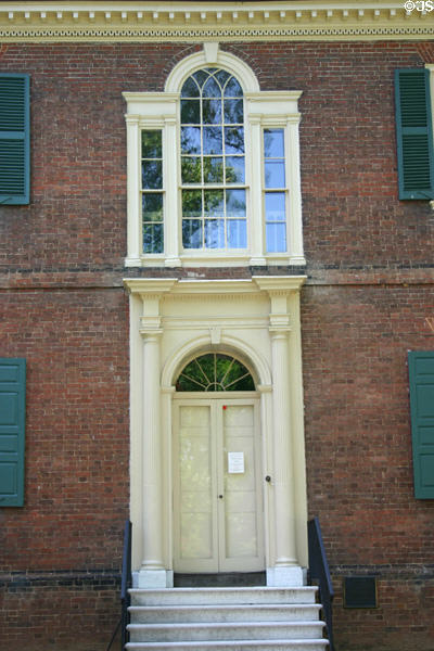 Liberty Hall's guests included James Monroe, Andrew Jackson, Zachary Taylor & Gen. Lafayette who passed through this door. Frankfort, KY. Style: Federal. On National Register.