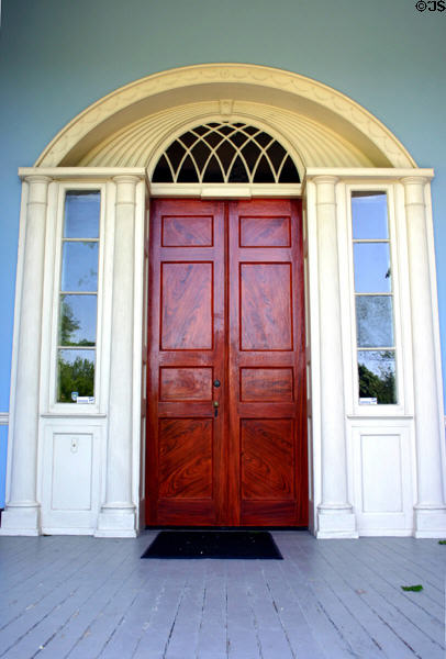 Door of Farmington, home of James Speed who served as US Attorney General in Lincoln's cabinet. Louisville, KY.