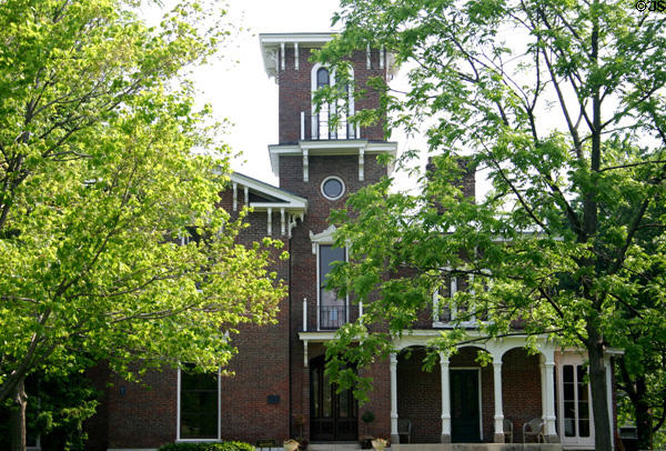 Parker Place (1871) (511 W Short St.) built for banker John B. Wilgus on site where Mary Todd Lincoln was born into Parker family. Lexington, KY. Style: Italian Villa.
