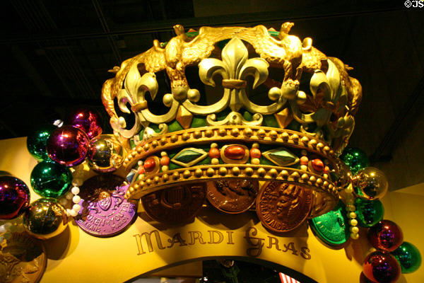 Mardi Gras display at Louisiana State Museum. Baton Rouge, LA.