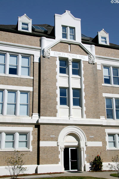 Stanley Thomas Hall (1911) at Tulane University. New Orleans, LA. Style: Richardsonian Romanesque. Architect: Andry & Bendernagel.