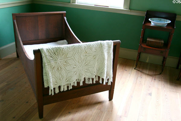 Sleigh bed at Laura Plantation. Vacherie, LA.