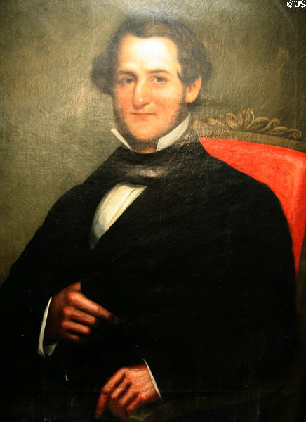 Historical portrait at Houmas House. Burnside, LA.