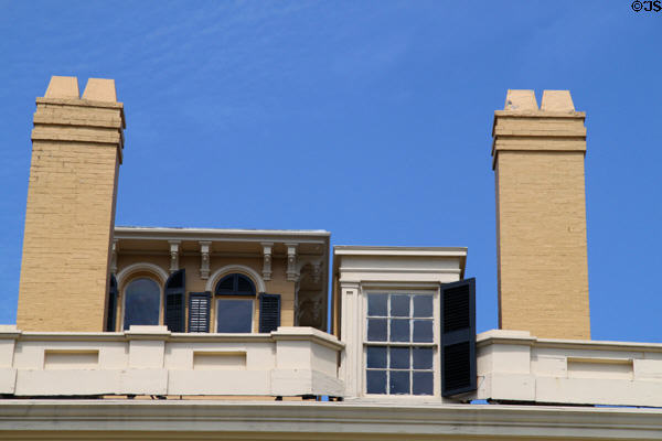 Widow's walk of Rotch-Jones-Duff House. New Bedford, MA.
