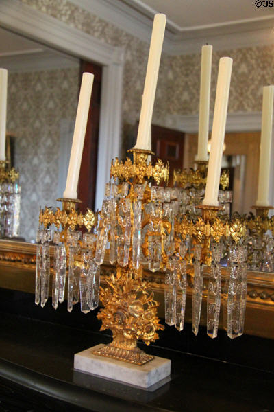 Girandole in front parlor of Rotch-Jones-Duff House. New Bedford, MA.