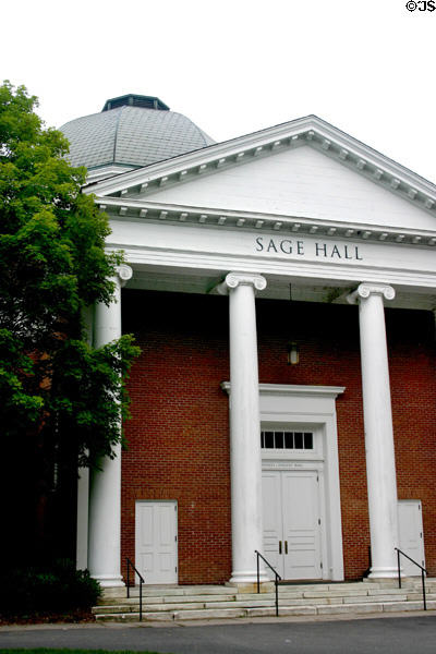 Sage Hall / Sweeney Concert Hall at Smith College. Northampton, MA.