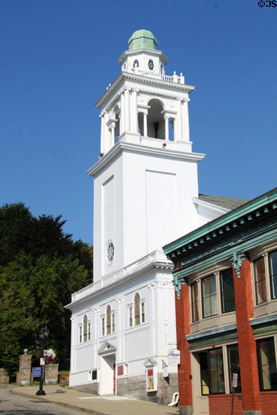 Church of the Pilgrimage (1840) on Plymouth Town Square. Plymouth, MA.