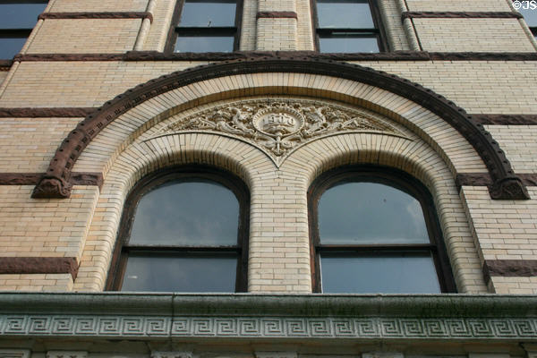 Detail of Court Square Building. Springfield, MA.