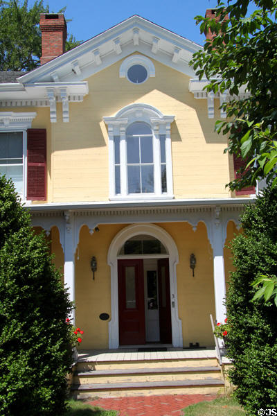 John Jarves & Mary Waterman House (1857) (3 Jarves St.). Sandwich, MA. Style: Italianate. On National Register.