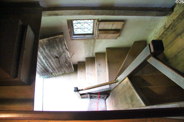 Staircase at Hoxie House. Sandwich, MA.