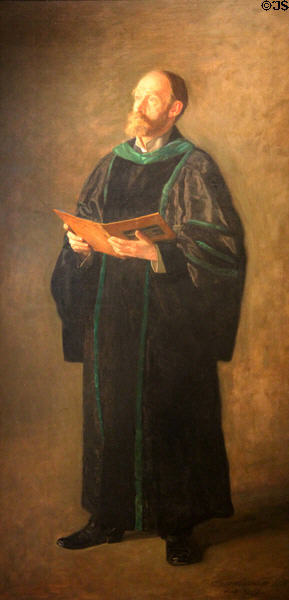 Dean's Roll Call painting (1899) by Thomas Eakins at Museum of Fine Arts. Boston, MA.