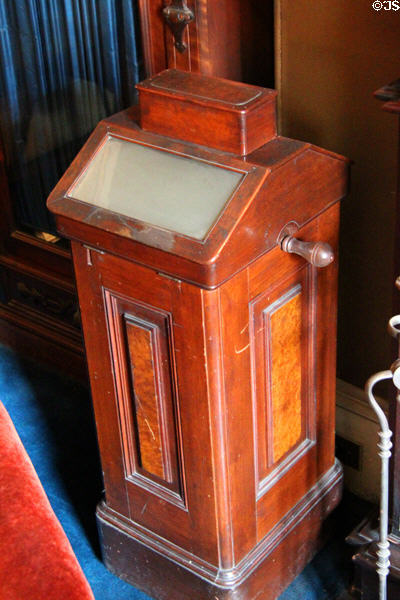 Antique floor-standing stereoscopic projector at Gibson House Museum. Boston, MA.