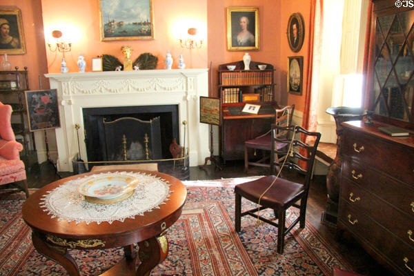 Parlor at Nichols House Museum. Boston, MA.