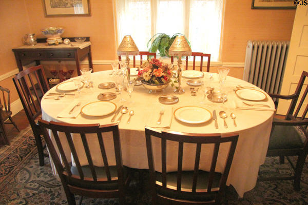Dining room at John F. Kennedy NHS. Boston, MA.