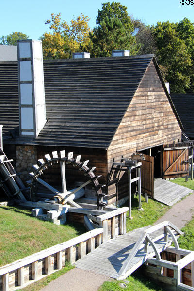 Forge building replicated at Saugus Iron Works. Boston, MA.