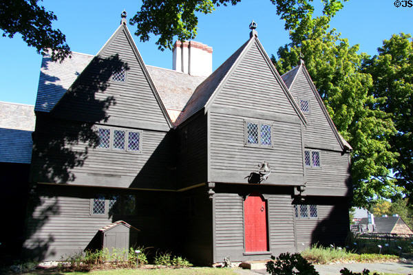 Old iron works house (c1636) at Saugus Iron Works. Boston, MA.