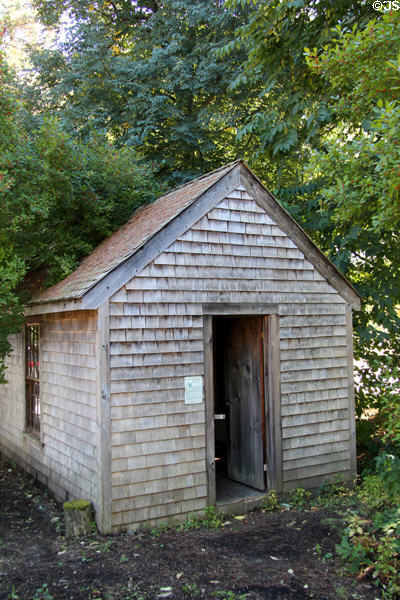 Full-scale model of Henry David Thoreau's House at Walden Pond at Concord Museum. Concord, MA.