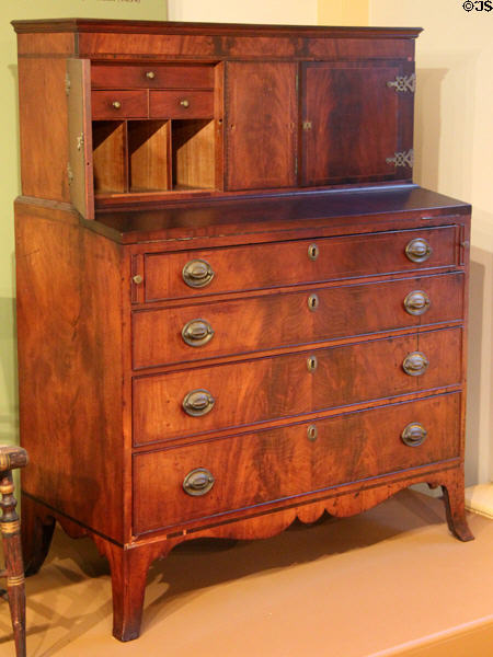 Desk owned by Henry David Thoreau's family at Concord Museum. Concord, MA.