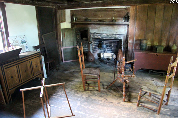 Large room at John Balch Museum House. Beverly, MA.