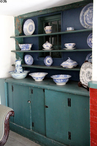Built in hutch at Rev. John Hale House. Beverly, MA.