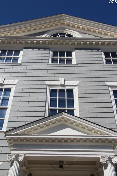 Georgian details of Jeremiah Lee Mansion. Marblehead, MA.
