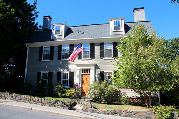 Nathaniel Bartlett Shoreman house (1707) (175 Washington St.). Marblehead, MA.