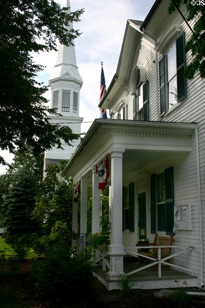 York Town Hall (1832 & 73) & First Parish Church. York, ME.