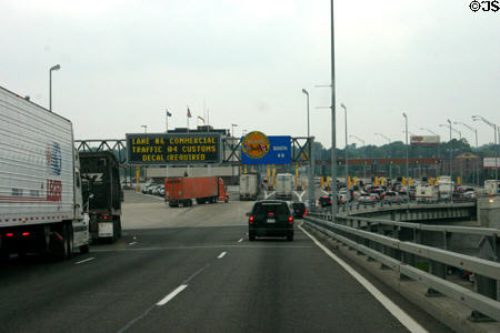 US border at Sarnia. MI.