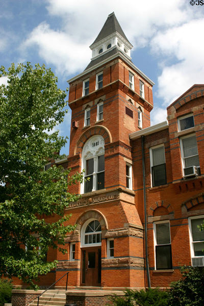 Linton Hall (1881) original Library & Museum at Michigan State University. East Lansing, MI. Style: Victorian Romanesque.