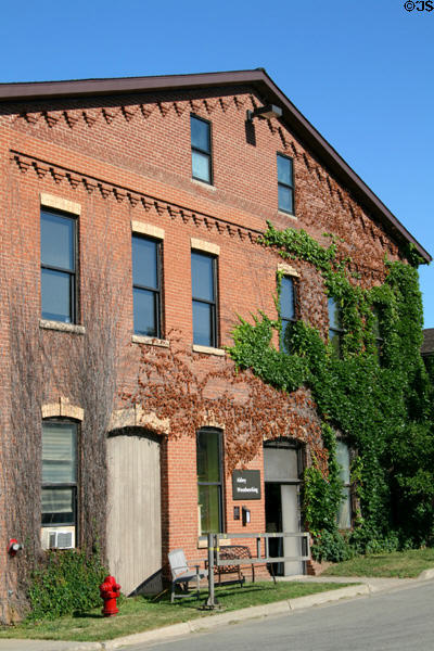 Abbey Woodworking building (1939) at St. John's University. Collegeville, MN.