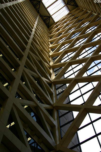 Atrium of Hennepin County Government Center. Minneapolis, MN.