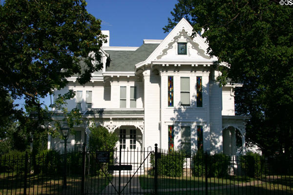 Truman house built (1867) by George Porterfield Gates, mill-owner & grandfather of Bess Wallace Truman, was summer White House (1945-53). Independence, MO.
