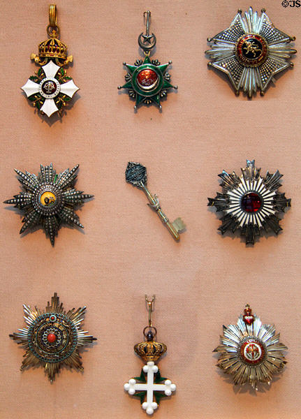Medals issued for Louisiana Purchase Exhibition (1904) at Missouri History Museum. St. Louis, MO.