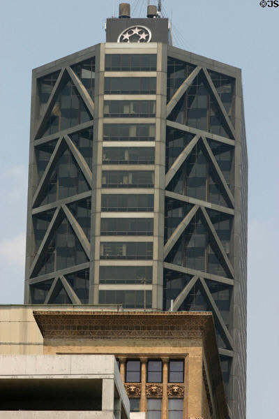 Structural detail of One US Bank Plaza. St Louis, MO.
