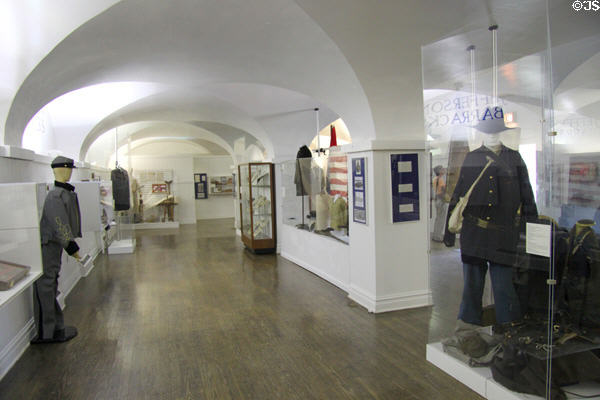 Old Ordnance Room, first limestone building (1851) of Jefferson Barracks, now a museum. St. Louis, MO. Architect: Francis Quinette.