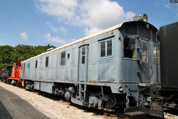 Baltimore & Ohio #50 Diesel locomotive (1935) built by GM & GE at St. Louis Museum of Transportation. St. Louis, MO.