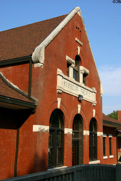 Missouri Pacific (aka Union Pacific) Rail Depot (301 State St.). Jefferson City, MO.